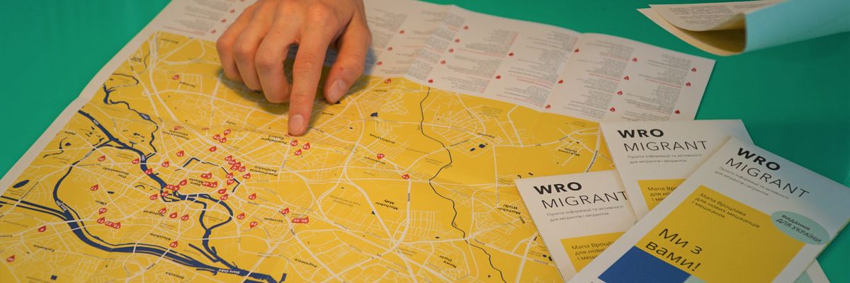 Wrocław: Miasto wydało nową mapę dla migrantów. Pomoże dotrzeć do MOPS, ZUS, sądu i cerkwi [ZOBACZ]