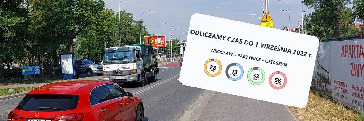 Mieszkaniec Partynic uruchomił licznik. „Odliczamy do komunikacyjnego armageddonu”