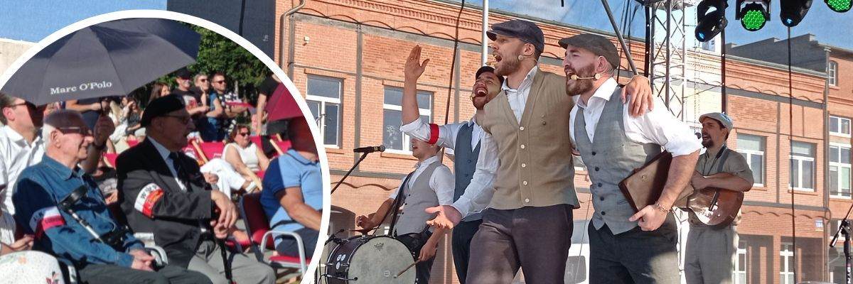 Warszawska kapela uliczna zagrała we Wrocławiu. Na widowni żołnierze AK [ZDJĘCIA]