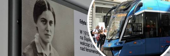 Patronka Europy patronką wrocławskiego tramwaju [ZDJĘCIA]