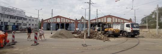 Remont torów na Powstańców Śląskich. Znów zmiany tras tramwajowych