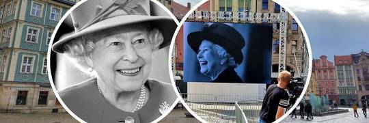 „God Save the Queen” na Rynku. Tak Wrocław upamiętnił Elżbietę II [ZOBACZ]