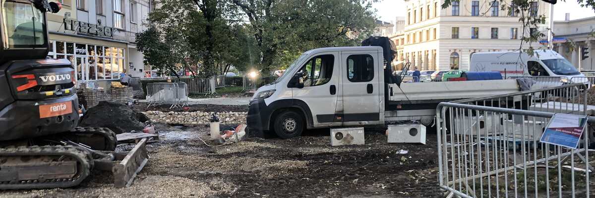 Rozkopany skwer na pl. Orląt Lwowskich. Co tam powstaje?