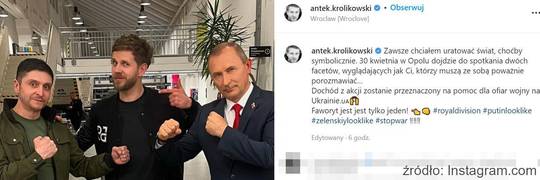 Kontrowersyjna konferencja promująca walkę MMA Putina z Zełeńskim odbyła się we Wrocławiu