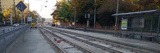 Wrocław: Remont na Wyszyńskiego. Zobacz, jak postępują prace przy Ogrodzie Botanicznym [ZDJĘCIA]