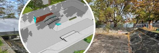 We Wrocławiu powstaje skatepark za 2,7 mln zł. Budowa właśnie ruszyła [ZDJĘCIA, WIZUALIZACJE]