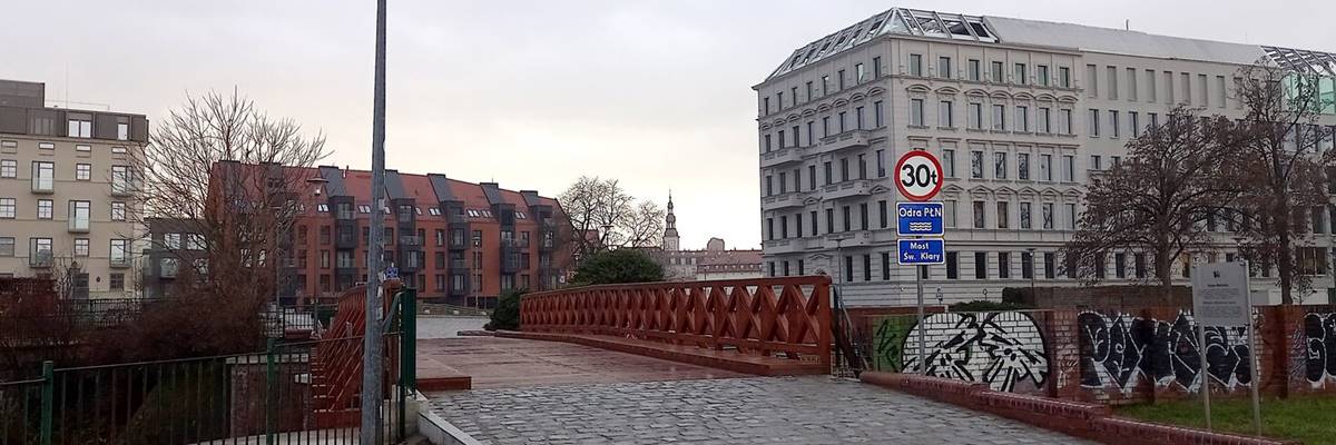 Koniec remontu mostu św. Klary. Tak zmieniła się przeprawa w centrum Wrocławia [ZDJĘCIA]