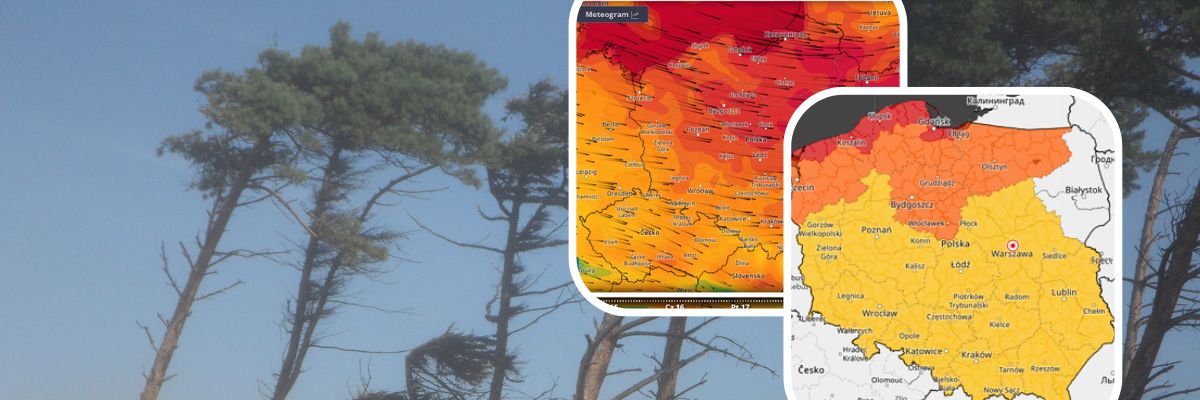 Cyklon Ulf nadchodzi nad Polskę. Silny wiatr także na Dolnym Śląsku [17.02.2022]