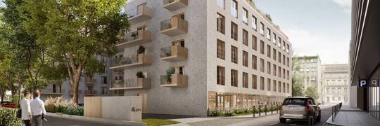 Wrocław: W miejscu wyburzonej galerii handlowej powstanie blok mieszkalny. Kawalerki po 24 tys. za m² [WIZUALIZACJE]