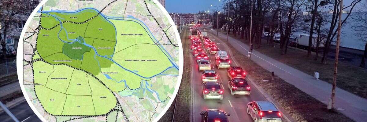 Wrocław: Od 2025 r. zakaz wjazdu samochodem spalinowym na Stare Miasto czy też Borek, Gaj i Zalesie? [MAPA, DATY]