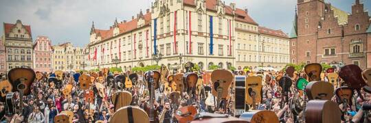 1 maja we Wrocławiu bicie Gitarowego Rekordu Świata. Oto szczegóły imprezy [PROGRAM, ATRAKCJE]