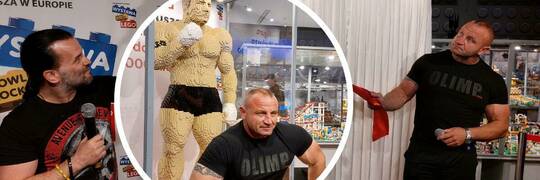 We Wrocławiu powstał pomnik „Pudziana” z klocków Lego. Odsłonił go sam Mistrz [ZDJĘCIA]