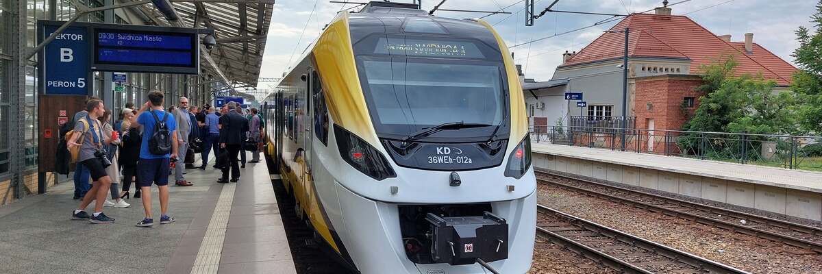 W weekend korekta rozkładów na kolei na Dolnym Śląsku