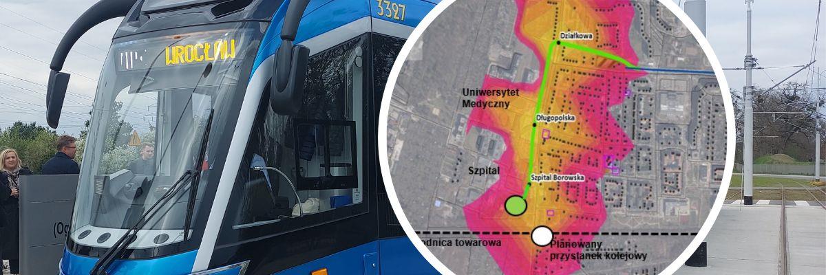 Wrocław: Będzie przedłużenie linii tramwajowej z Gaju. Miasto ujawnia plany [MAPA]