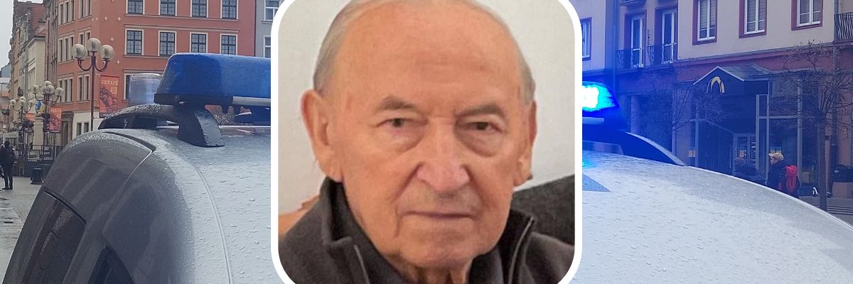 Zaginął 85-letni pan Józef z Wrocława. Schorowany senior może mieć problem z powrotem do domu [ZDJĘCIE]