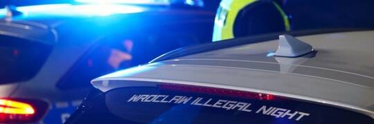 We Wrocławiu znów miały odbyć się nielegalne wyścigi. Policja „popsuła zabawę” rajdowcom [ZDJĘCIA]