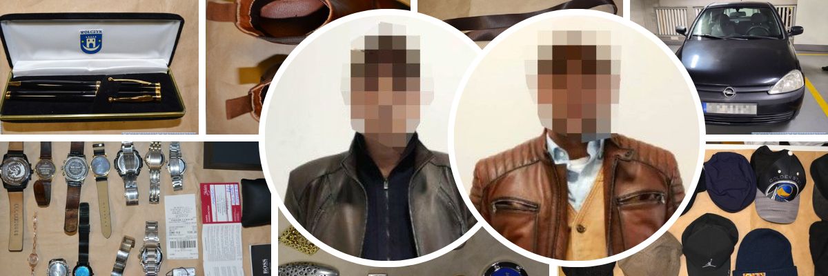 Wrocław: Złodziejski duet zatrzymany! Policja pokazuje ich łupy i szuka właścicieli [ZDJĘCIA]