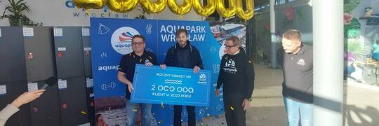 Wrocławski Aquapark odwiedził 2-milionowy gość. Zeszłoroczny wynik pobity szybciej!