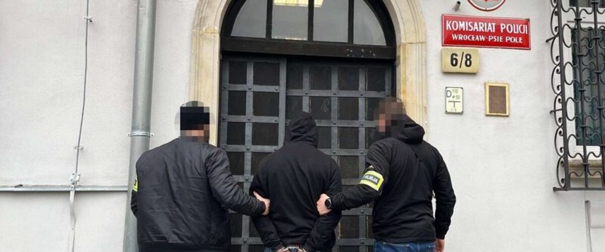 Strzały na Polanowickiej. Policja złapała mężczyznę, który ranił policjanta