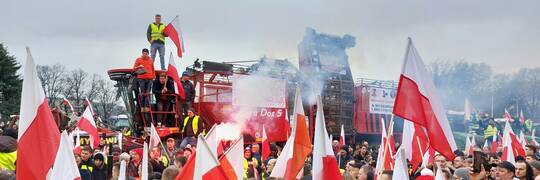 Rolnicy znów protestują. Potężne korki na S5 pod Wrocławiem, a blokad ma być więcej