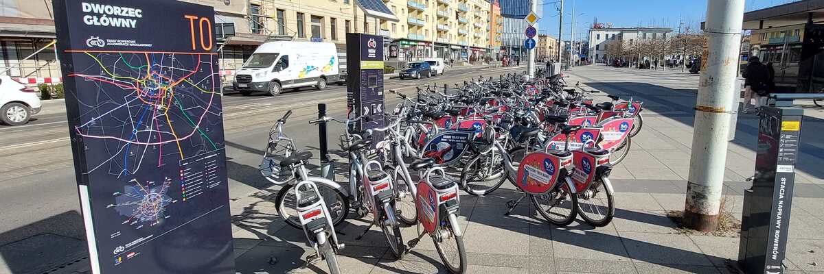Od 1 marca ważna zmiana w systemie Wrocławskiego Roweru Miejskiego