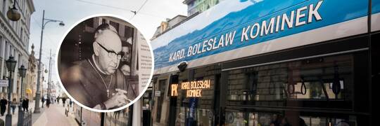 Kard. Kominek kolejnym patronem tramwaju. We Wrocławiu stanęła też wystawa o duchownym