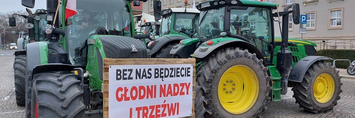 Rolnicy znów chcą protestować we Wrocławiu. Jacek Sutryk: Wydałem zakaz!