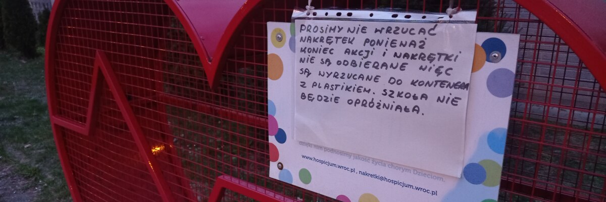 Koniec popularnej akcji pomocy wrocławskiemu Hospicjum dla Dzieci. Uniemożliwiły ją unijne regulacje