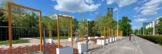 Nowa plaża miejska we Wrocławiu. Powstaje na środku Ronda Powstańców Śląskich [ZDJĘCIA]