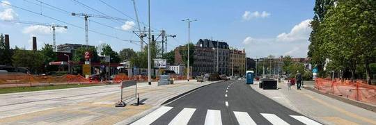 Koniec przebudowy ul. Dmowskiego. Wiadomo, kiedy zostanie otwarta