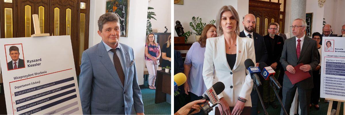 Wrocław ma nowych wiceprezydentów. Jeden powrót, jeden debiut i jedna niewiadoma