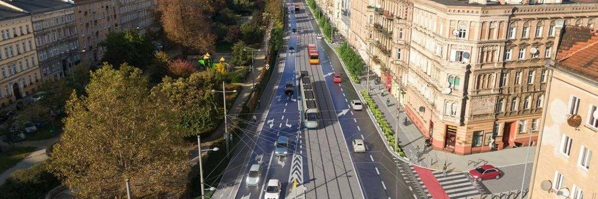 Wrocław: Przebudowa ul. Pomorskiej. Wykonawca zrobi remont za mniej niż się spodziewano [WIZUALIZACJE]