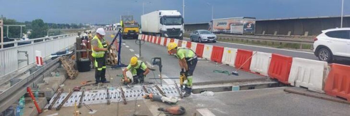 Remont na AOW we Wrocławiu. Od czwartku kolejne utrudnienia dla kierowców