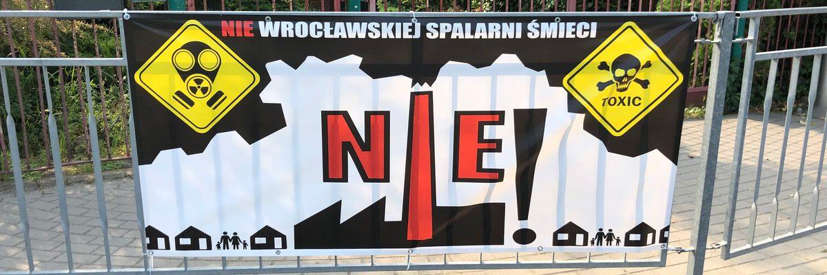 Nie dla spalarni odpadów pod Wrocławiem. W sobotę kolejny protest mieszkańców
