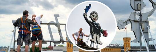 Neon „Dobry Wieczór we Wrocławiu” znów zaświeci. Pierwsze testy już w ten weekend [ZDJĘCIA]