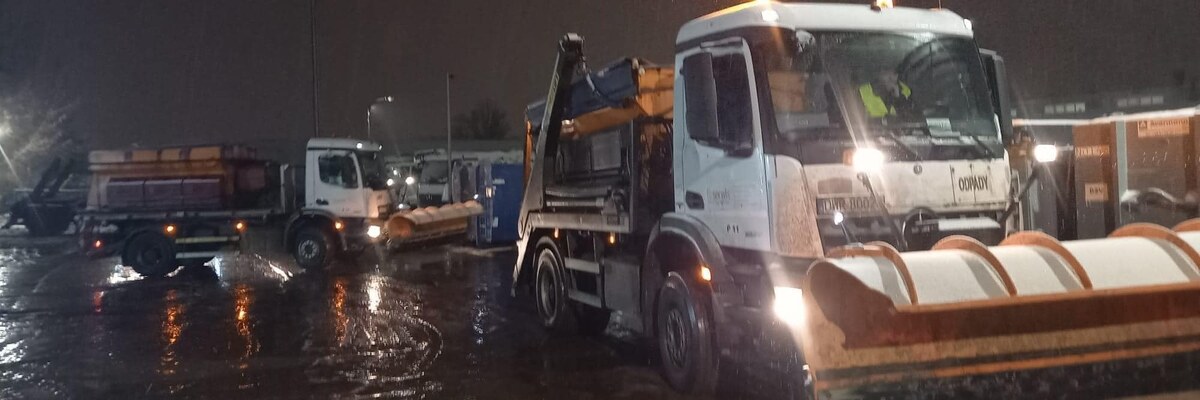 Pierwszy śnieg we Wrocławiu. Ekosystem: Wysłaliśmy pierwszy patrol