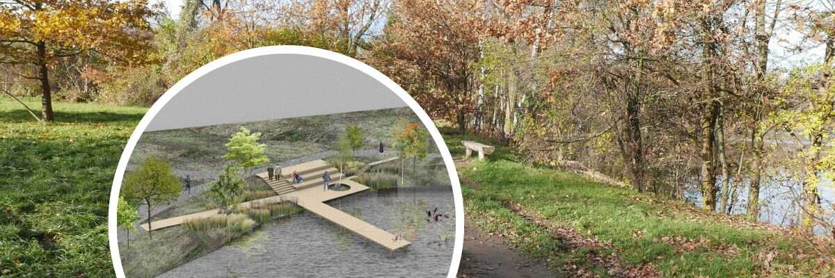 Wrocławski park z uroczym stawem idzie do remontu. Tak ma się zmienić [WIZUALIZACJE]