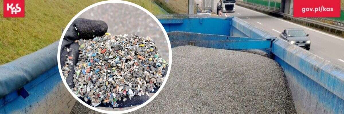 25 ton plastikowych odpadów z Niemiec wjechało do Polski