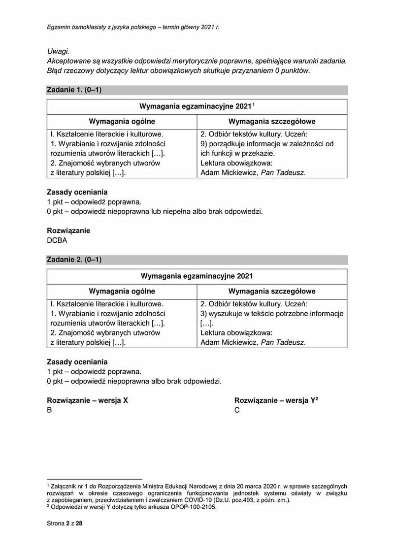 źródło: Centralna Komisja Egzaminacyjna