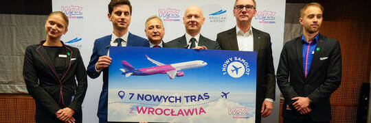Wizz Air powiększa ofertę lotów z Wrocławia. Będzie aż 7 nowych kierunków