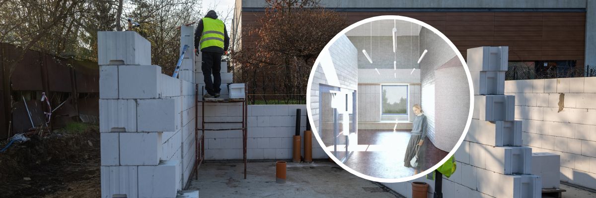 Wrocławskie centrum dla osób w spektrum autyzmu wychodzi ponad ziemię. Co to za miejsce? [ZDJĘCIA Z BUDOWY]