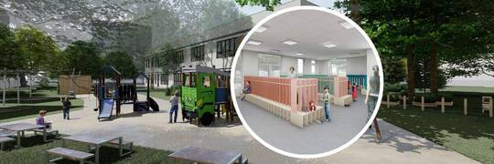 Przedszkole na Nowym Dworze zostanie zrównane z ziemią. Na jego miejscu powstanie nowa placówka [WIZUALIZACJE]