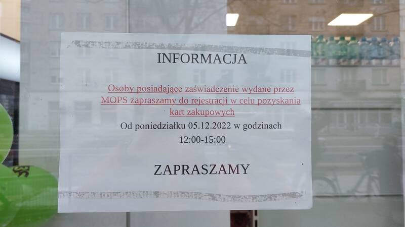 Sklep Społęczny przy ul. Sądowej działał od grudnia 2022 do marca 2025 (zdjęcie archiwalne) / fot. Bartosz Senderek