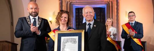 Prof. Andrzej Wiszniewski został Honorowym Obywatelem Wrocławia