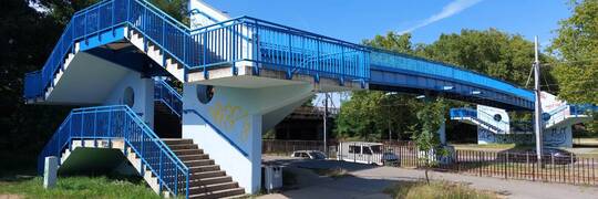 Schody na rowerowej obwodnicy Wrocławia. Co będzie z kładką nad al. Hallera?