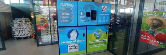 System kaucyjny w Polsce coraz bliżej. ALDI uruchamia butelkomaty, ale za ułamek ceny urzędowej