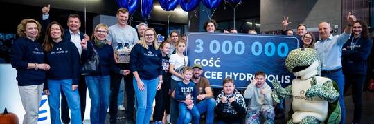 Już 3 miliony osób odwiedziło wrocławskie Hydropolis