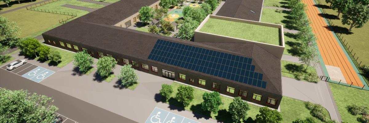 Pod Wrocławiem powstaje nowoczesna szkoła za 50 mln zł [WIZUALIZACJE]