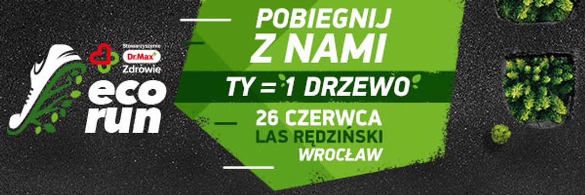 Bieg Eco Run we Wrocławiu. Organizator zasadzi tyle drzew, ilu uczestników stanie na starcie [ZAPISZ SIĘ!]