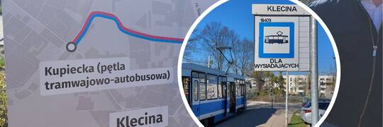 Jest decyzja o trasie tramwaju na Klecinę. Mieszkańcy chcą też nowego mostu samochodowego